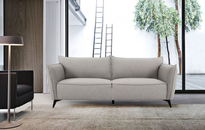 Gray Sofa With Black Legs
