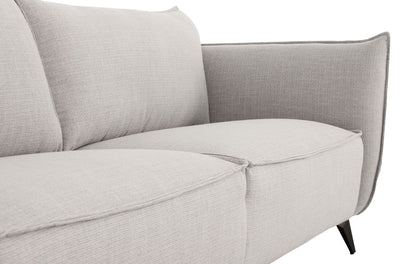 Gray Sofa With Black Legs