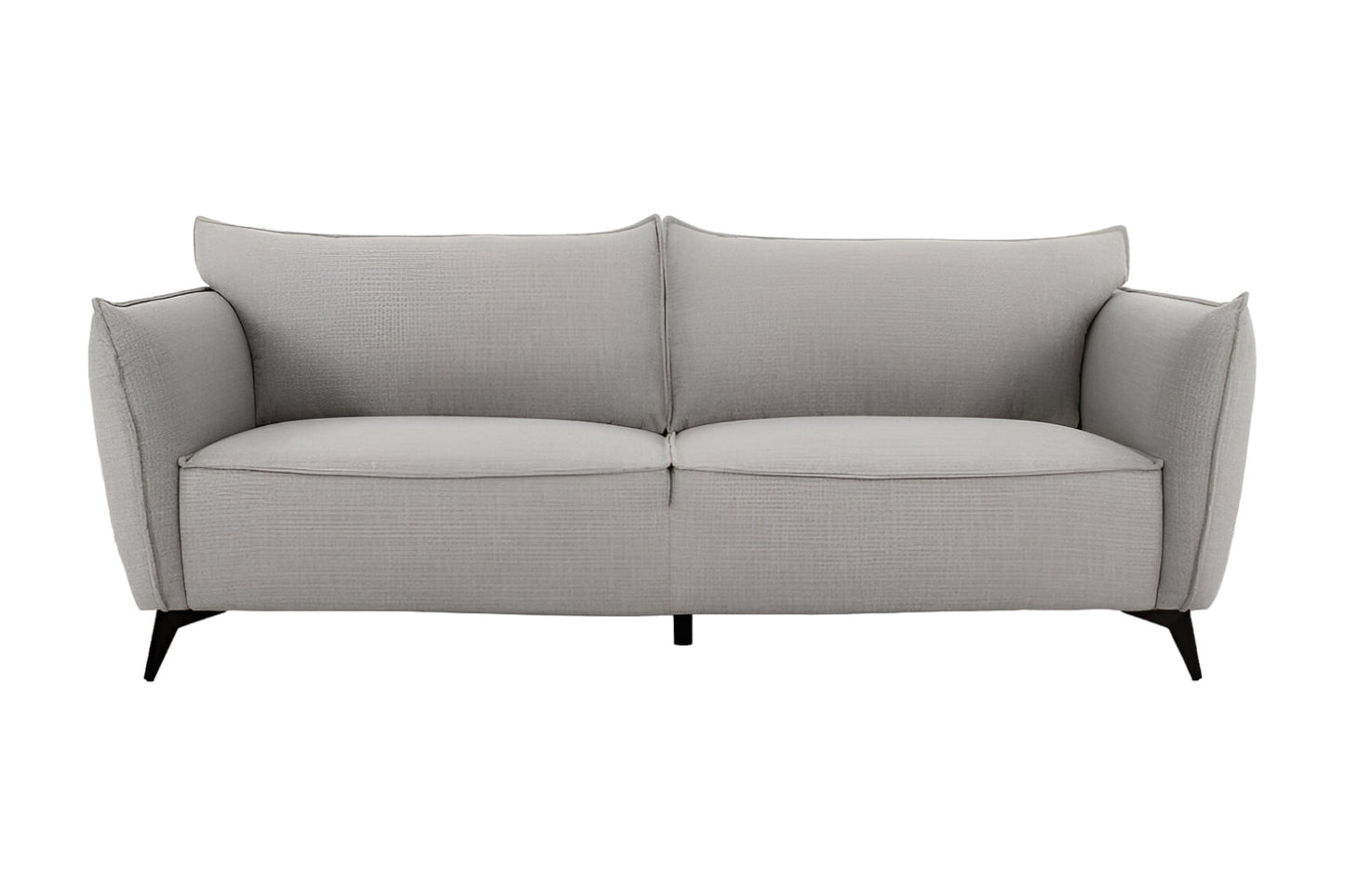 Lachlan Gray Sofa With Black Legs