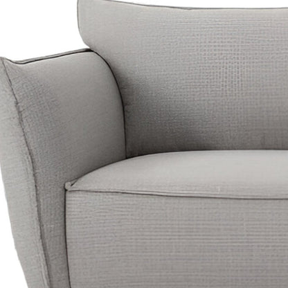 Gray Sofa With Black Legs