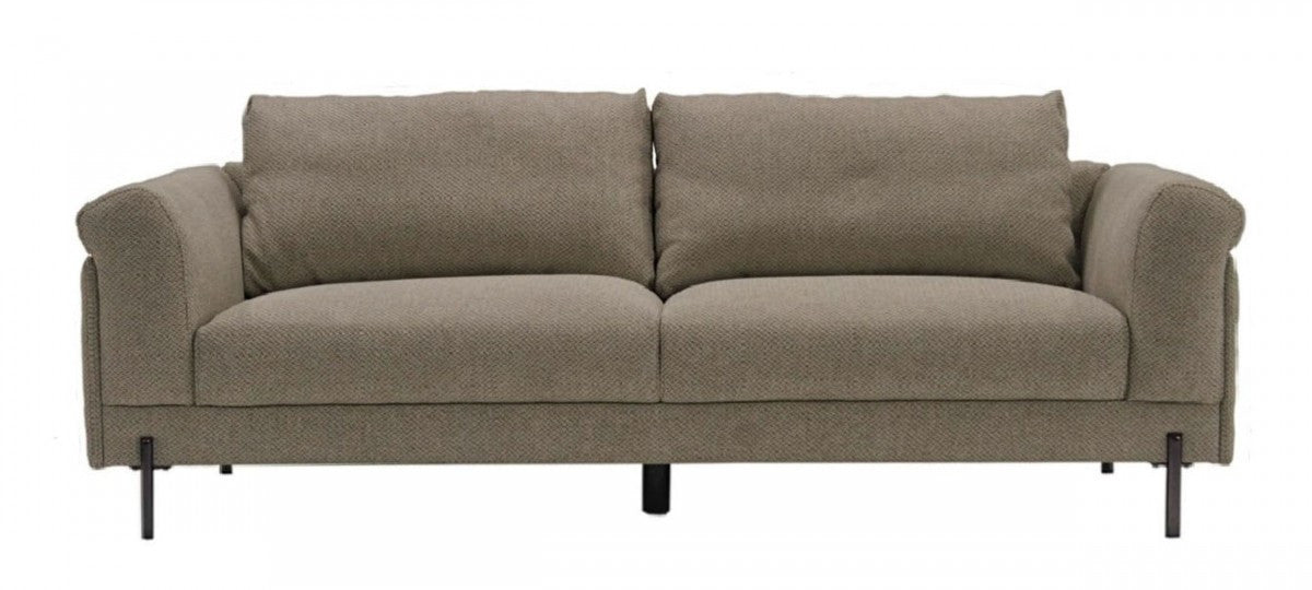 Beige Sofa With Black Legs