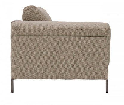 Beige Sofa With Black Legs