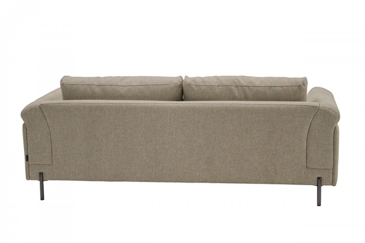 Beige Sofa With Black Legs