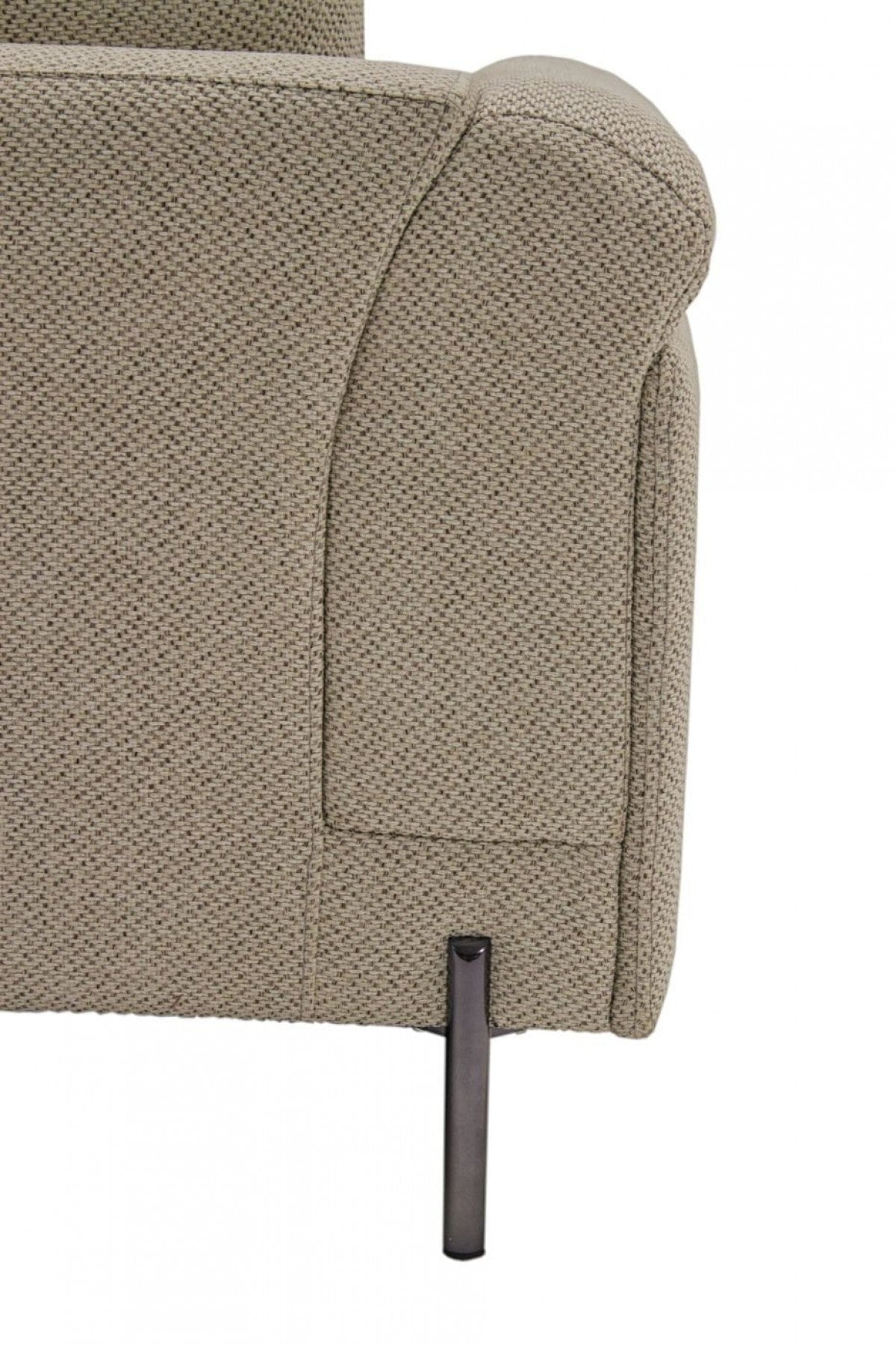 Beige Sofa With Black Legs