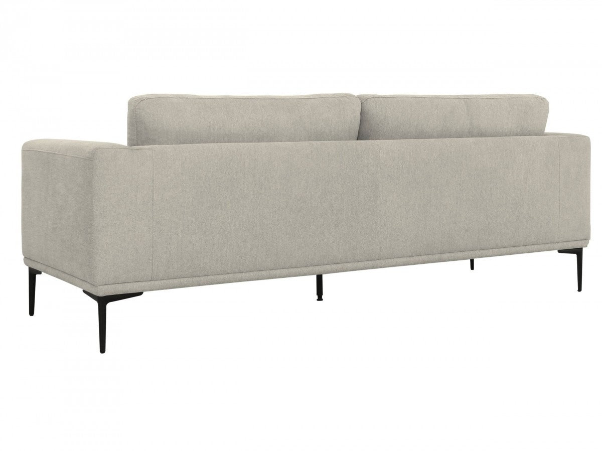 Beige Sofa With Black Legs