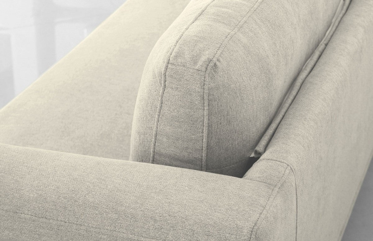 Beige Sofa With Black Legs