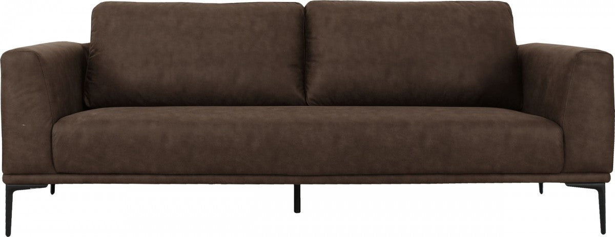 Brown Sofa With Black Legs