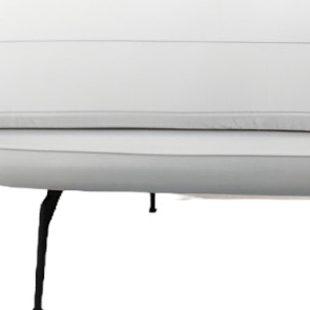 Off White Sofa With Black Legs