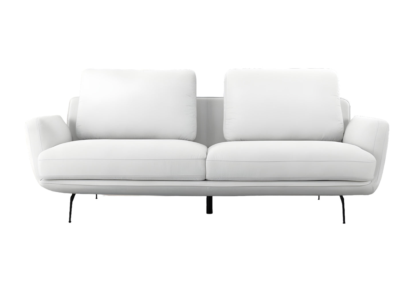 Hendrix Off White Sofa With Black Legs