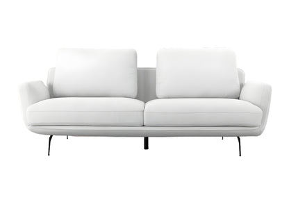 Hendrix Off White Sofa With Black Legs