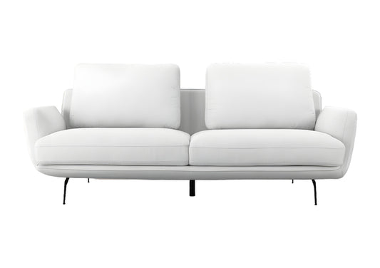 Hendrix Off White Sofa With Black Legs