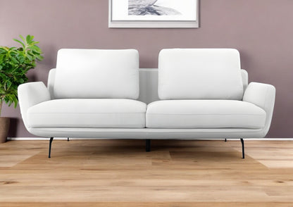 Off White Sofa With Black Legs