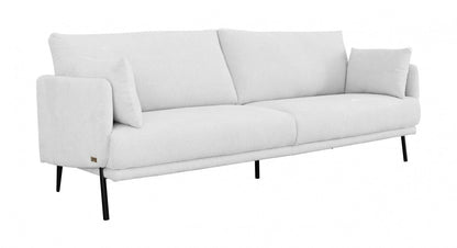 Off White Sofa With Black Legs