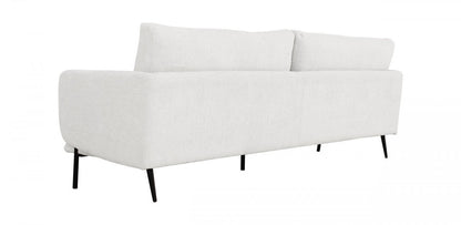 Off White Sofa With Black Legs