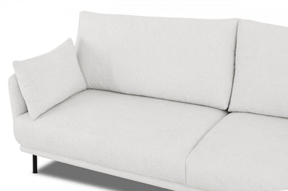 Off White Sofa With Black Legs