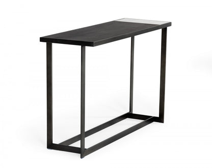 Antiqued Bronze/Grey Console Table