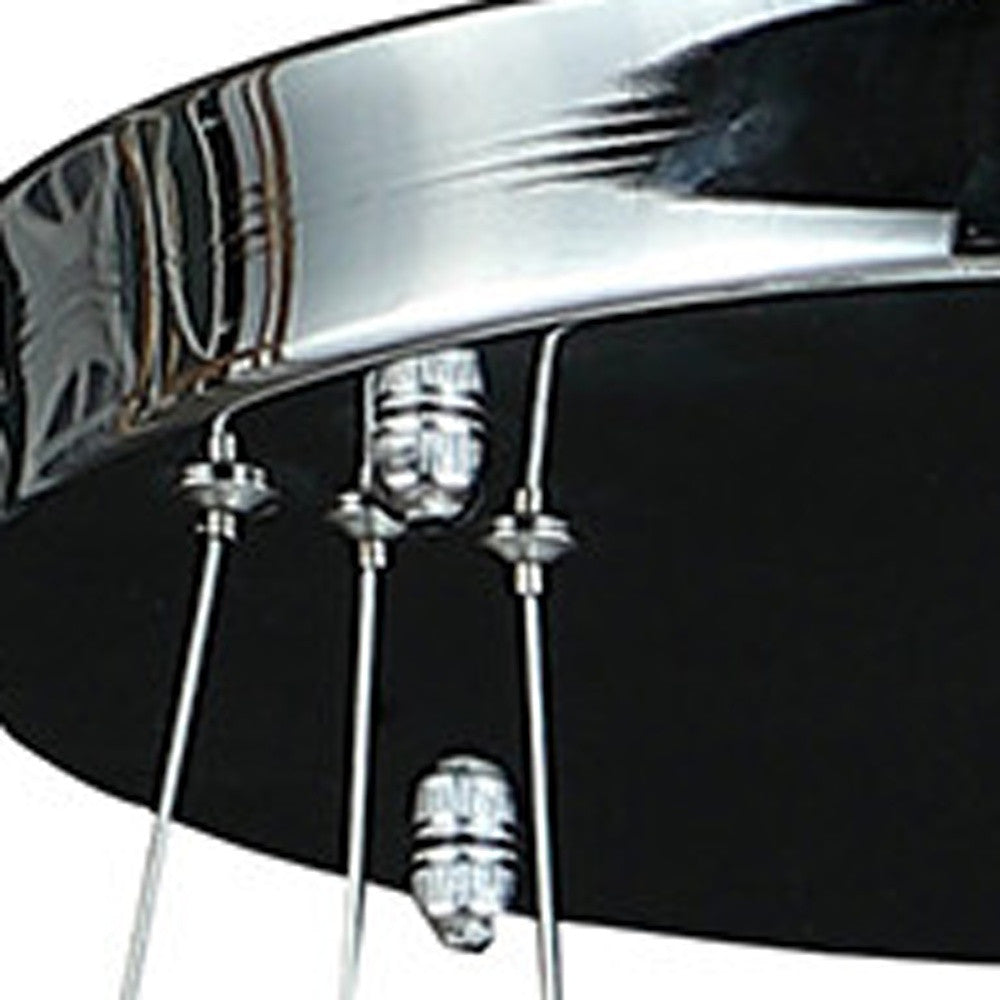 Silver & Crystals Dimmable Chandelier