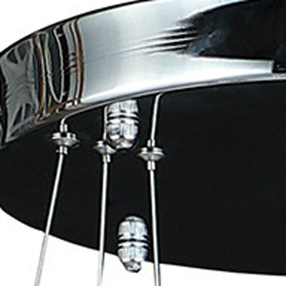 Silver & Crystals Dimmable Chandelier