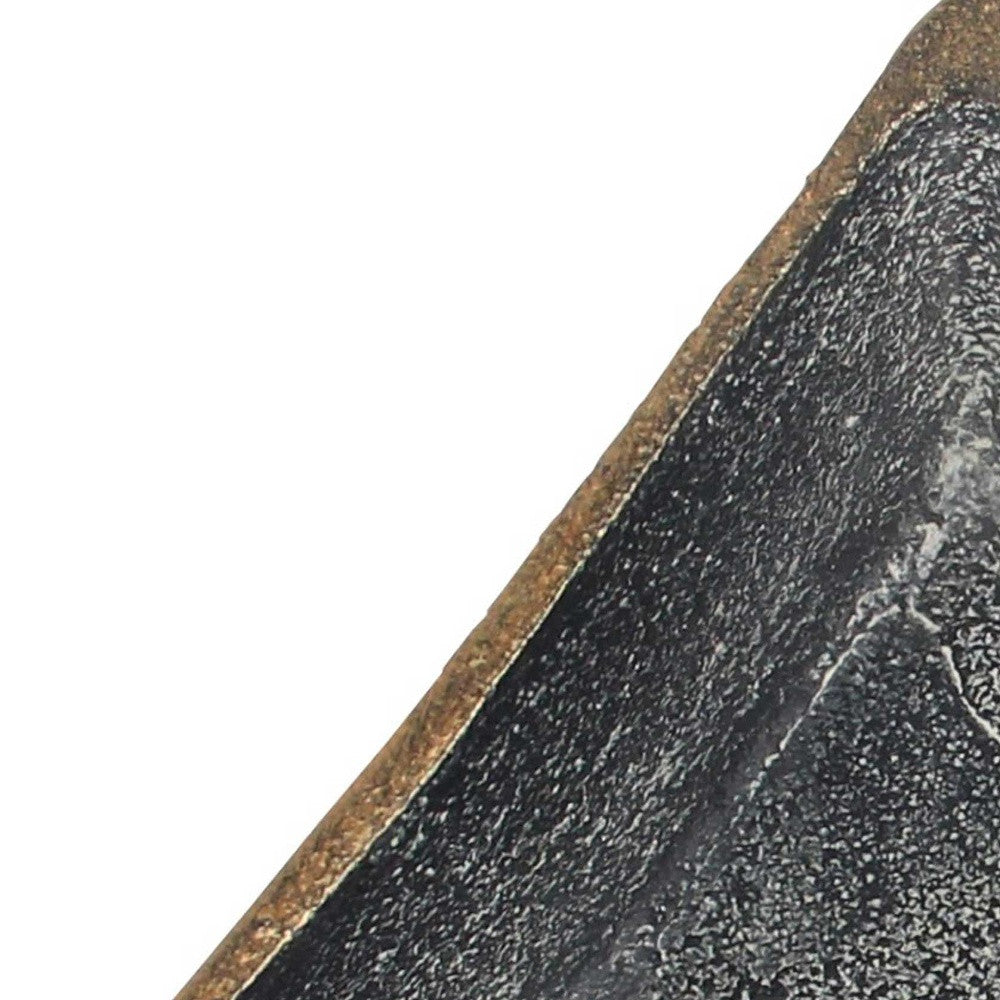 Black Cast Iron Diamond Square Bowl