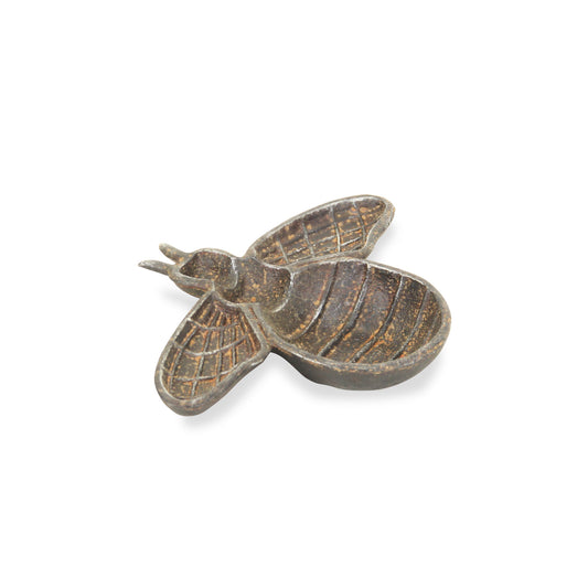 Gray Bumble Bee Metal Handmade Tray