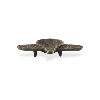 Gray Bumble Bee Metal Handmade Tray