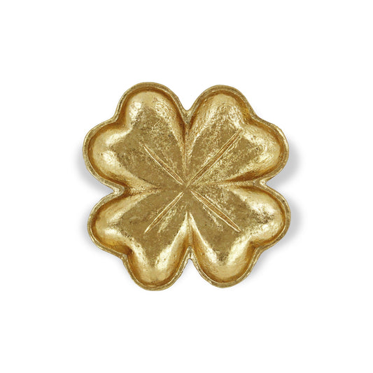 Gold Shamrock Metal Handmade Vanity Tray