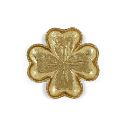Gold Shamrock Metal Handmade Vanity Tray