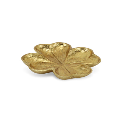 Gold Shamrock Metal Handmade Vanity Tray