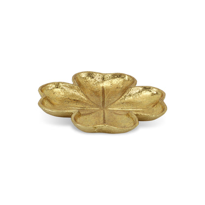 Gold Shamrock Metal Handmade Vanity Tray
