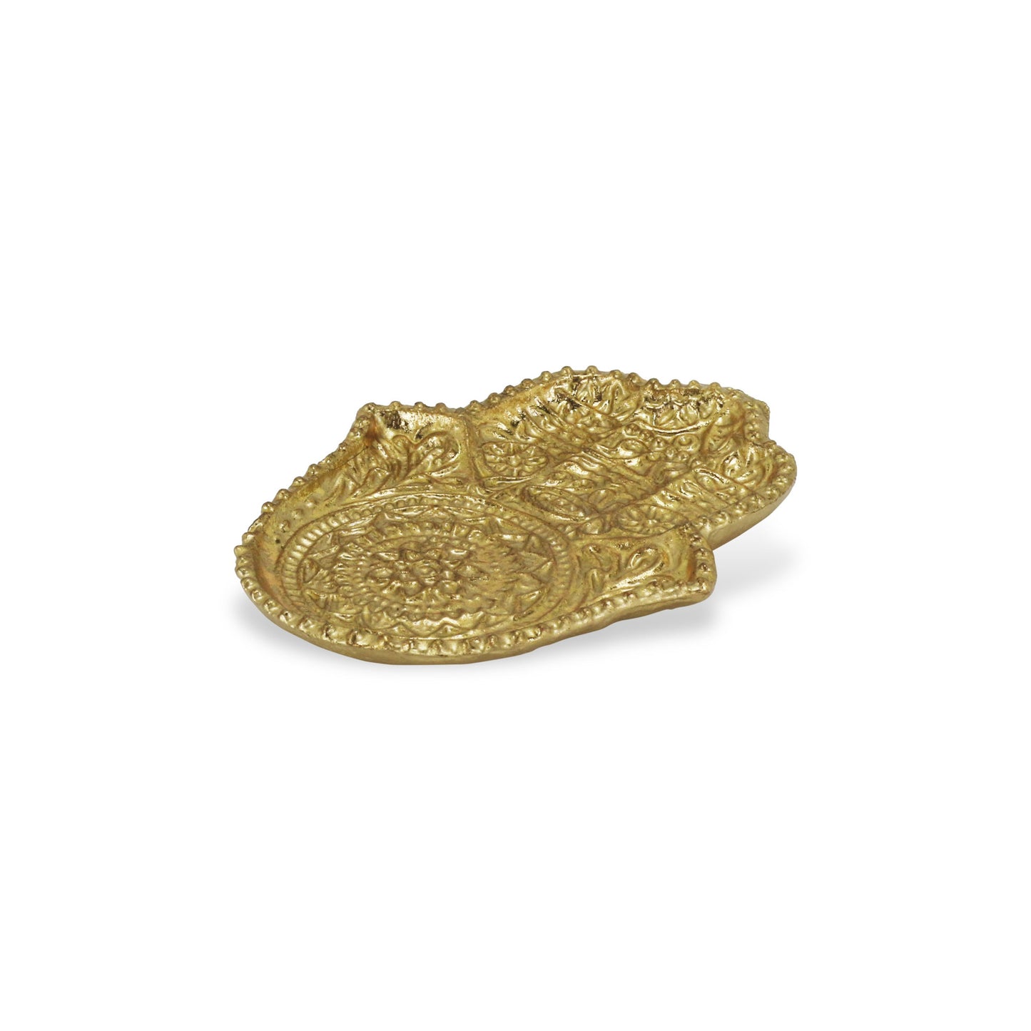 Gold Novelty Metal Handmade Tray