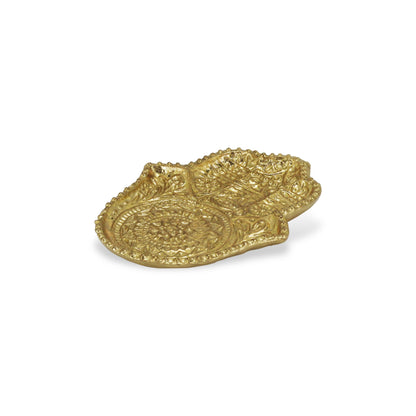 Gold Novelty Metal Handmade Tray
