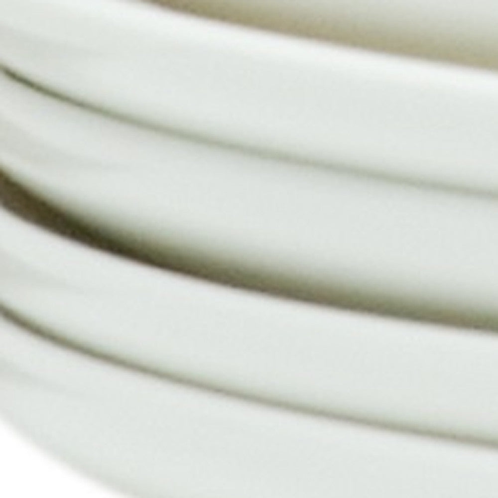 White Six Piece Porcelain Set of 6 Salad Plate Set