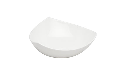 White Six Piece Triangle Bone China Set of 6 Bowl Set