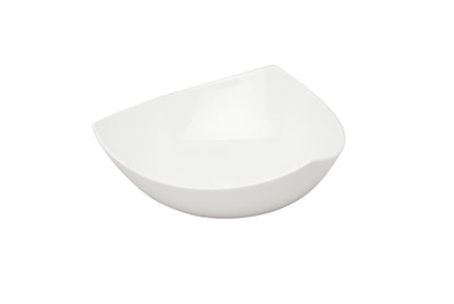 White Six Piece Triangle Bone China Set of 6 Bowl Set