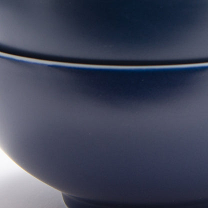 Blue and White 4-Piece Porcelain Set of 4 Bowl Set