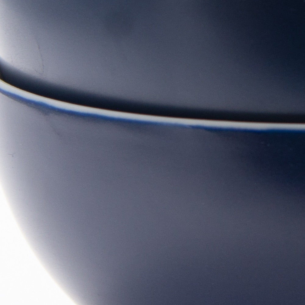 Blue and White 4-Piece Porcelain Set of 4 Bowl Set