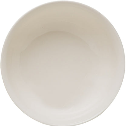 White 4-Piece Round Scallop Stoneware Set of 4 Bowl Set