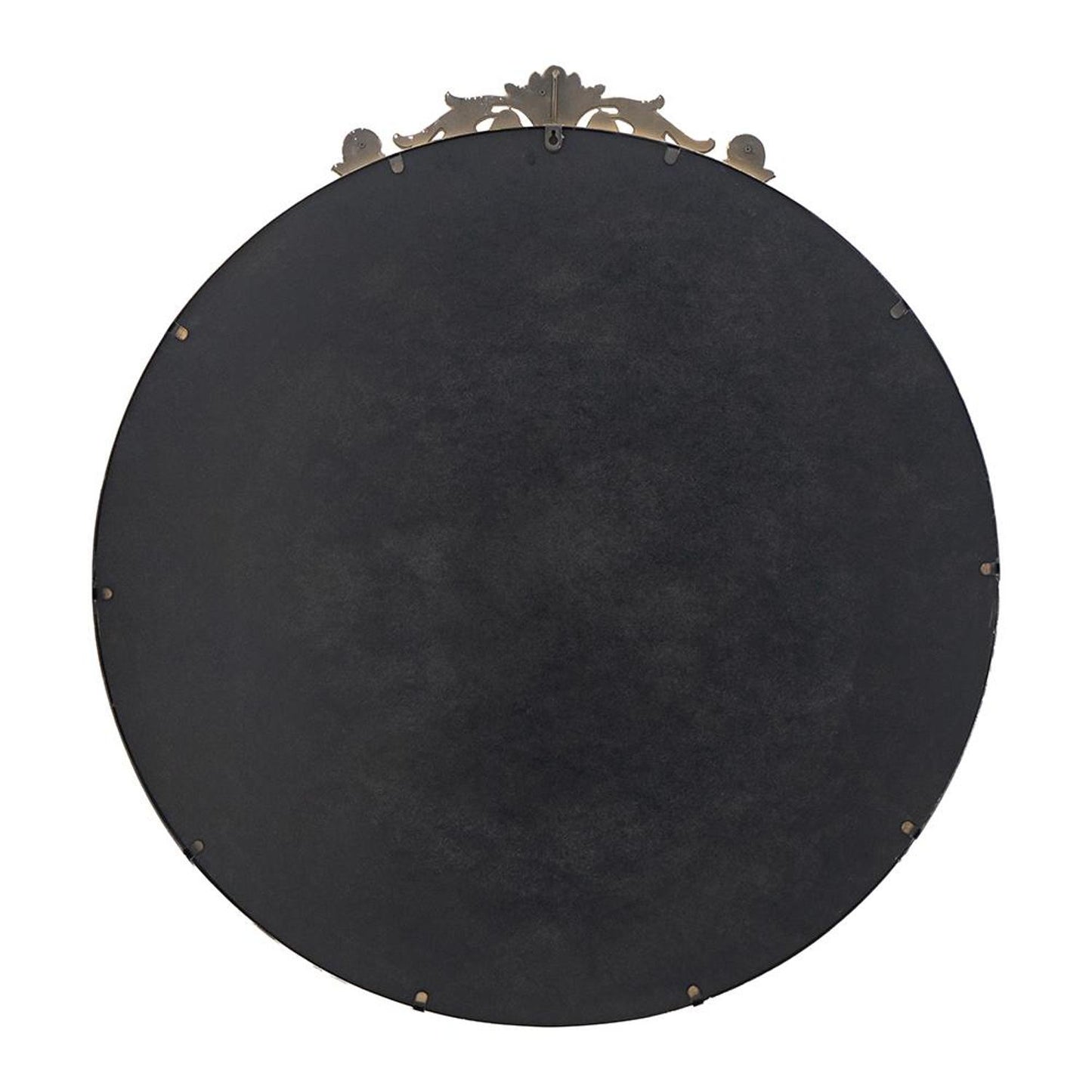 Gold Crowned Top Accent Mirror
