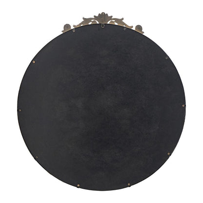 Gold Crowned Top Accent Mirror