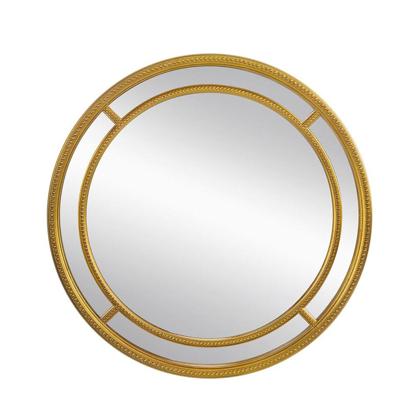 Gold Double Frame Accent Mirror