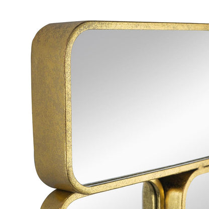 Gold Iron Framed Accent Mirror
