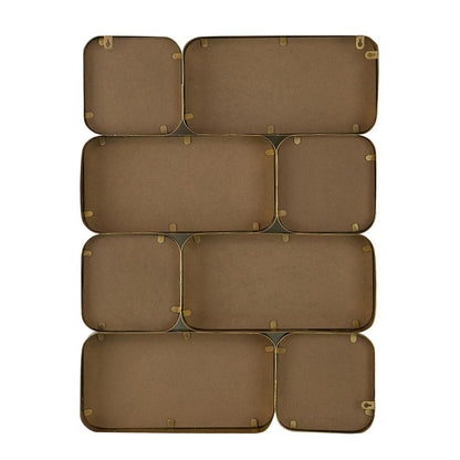 Gold Iron Framed Accent Mirror