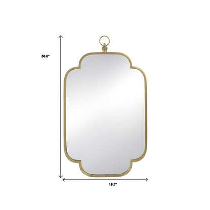 Gold Novelty Accent Mirror