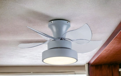 Clear 5-Blade Ceiling Fan