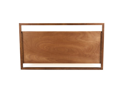 Brown Wood California King Bed Frame