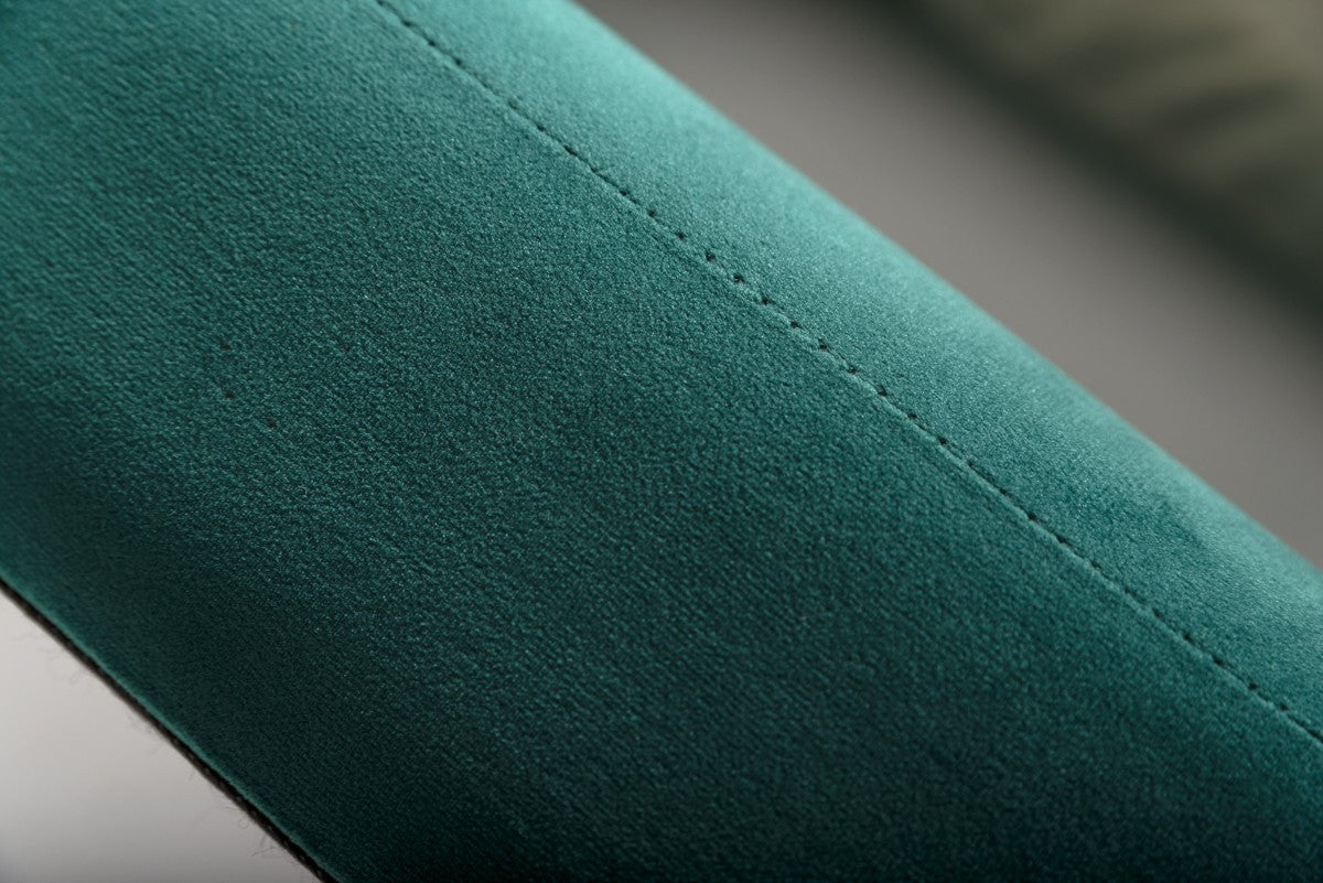Green Tufted Velvet King Bed Frame