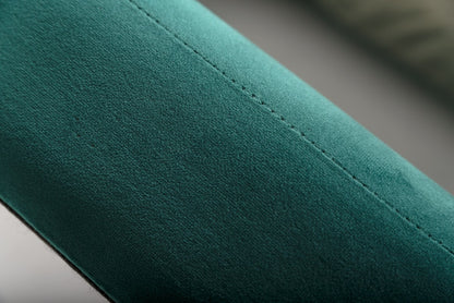 Green Tufted Velvet King Bed Frame