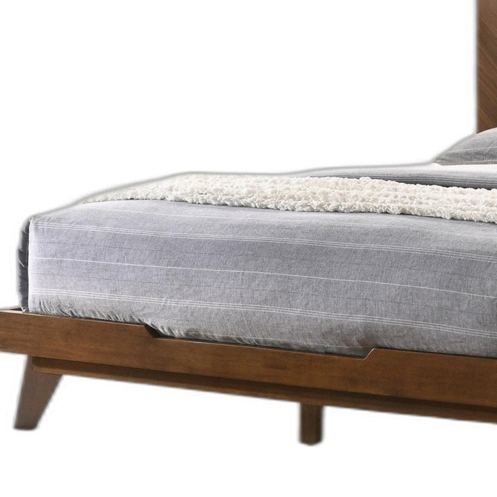 Walnut Wood King Bed