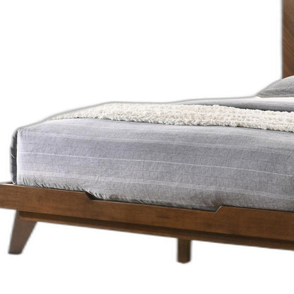 Walnut Wood King Bed