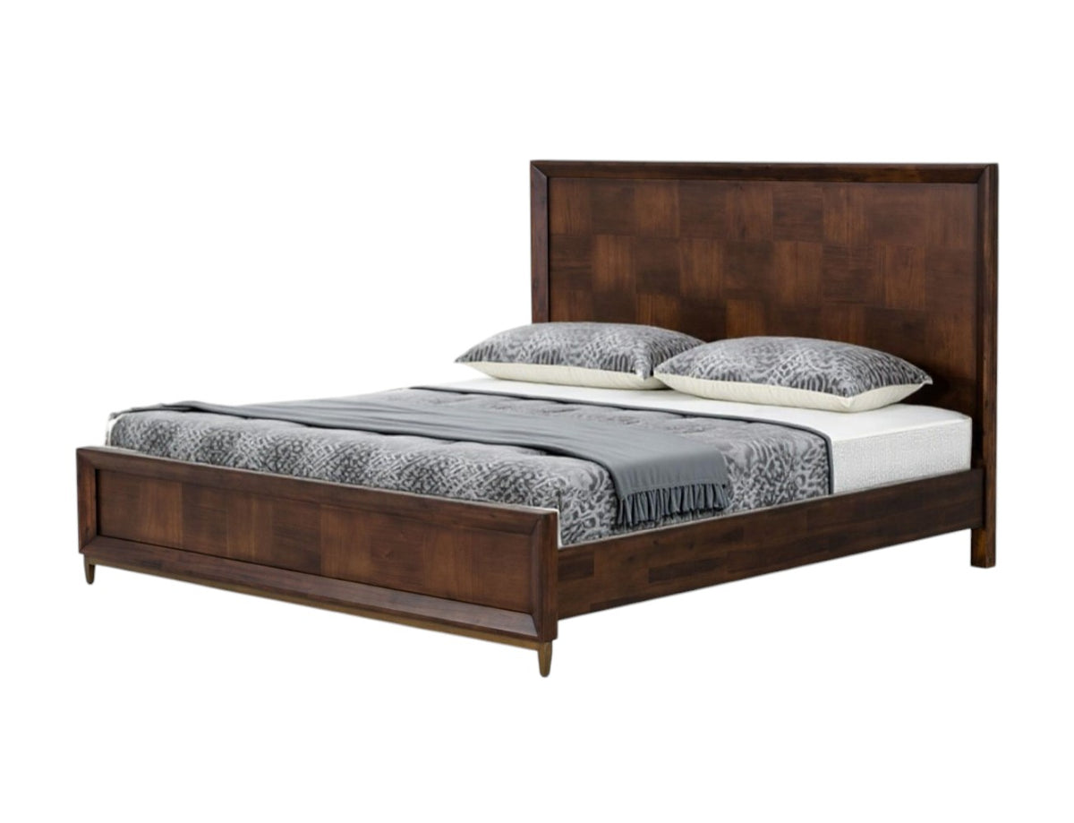 Beckett Brown Wood Queen Bed